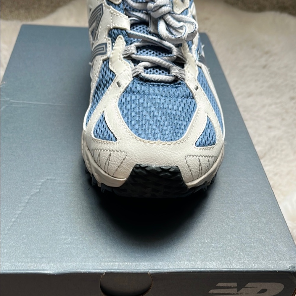 New Balance Blue and White Athletic Shoes - Picture 9 of 9